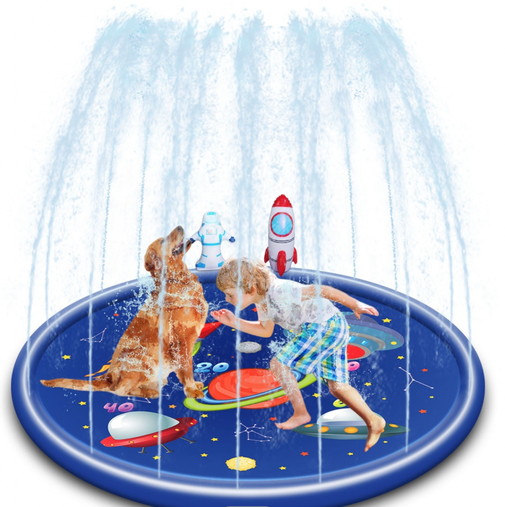 Sprinkler splash pad Dragons Corner